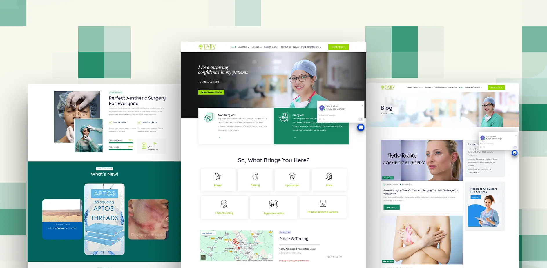 Landing page preview