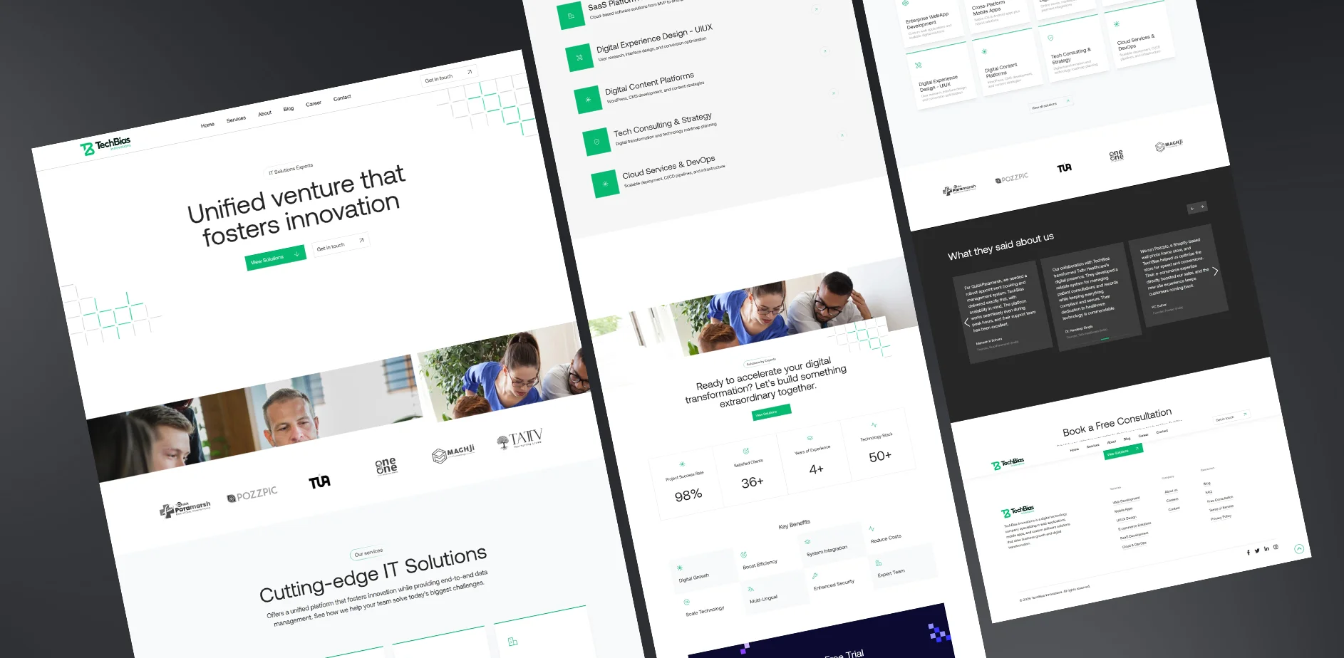 SaaS dashboard preview